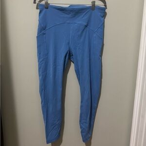 Blue High-Waisted Lululemon Leggings size 12